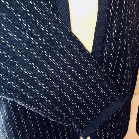 XL Old Navy Blue & White Boho Quilted Jacket - Picture 5 of 12